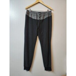 Banana Republic - Joggers - Size 6-  Elastic Waist Stripe Lounge Grey Black